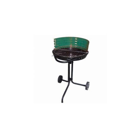 Barbecue Rond à Roulettes "Arizona" - brasier ø 50 cm