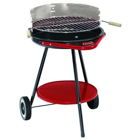 Barbecue Sandrigarden Sg-48 Rond avec Roues Diamètre 48 cm