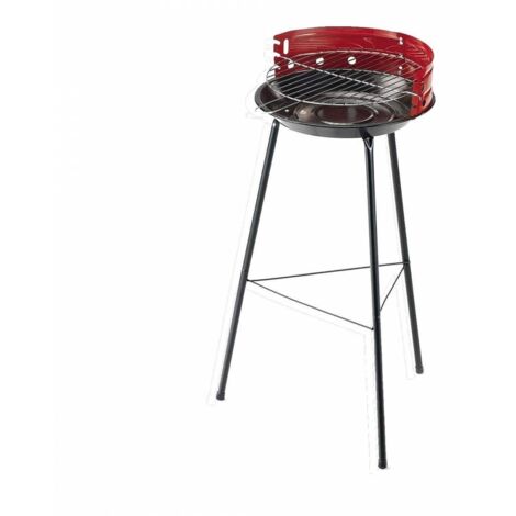 Barbecue Sirio a legna carbone e carbonella   40 cm x h 75 cm fornacella bbq regolabile in 4 posizioni