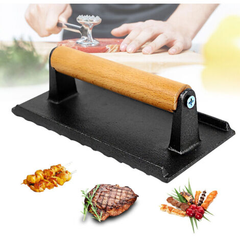 Barbecue Steak poids bacon presse plat BBQ Hamburger viande Patty cuisson fonte