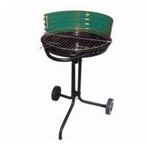 Barbecue Tondo Con Ruote 55 H 70 Lapillo 00710