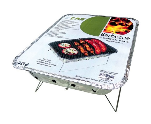Cao - Barbecue à usage unique - 31x26cm
