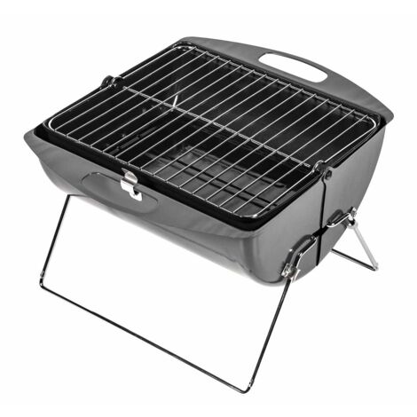 Barbecue valisette Gris 35 x 41,5 x 25 cm - Gris