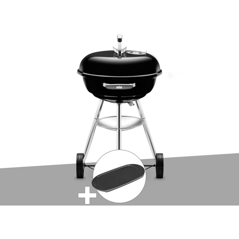 Weber - Barbecue Compact Kettle 47 cm + Plancha