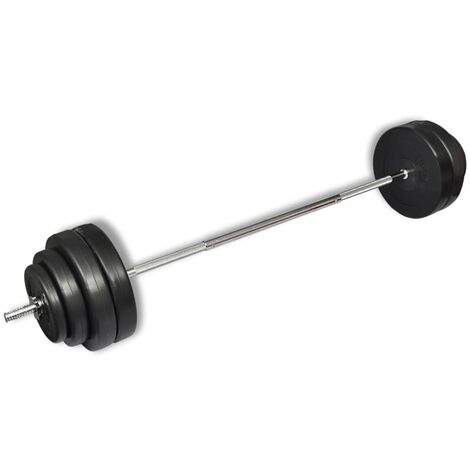 Barbell with Plates Set 60 kg vidaXL