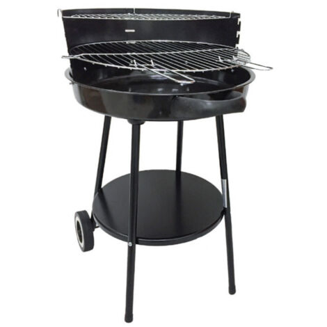 Barbeque Esterno A Carbonella Griglia Estate Campeggio In Acciaio Mod Illinois