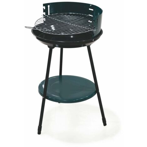 BARBEQUE GRILL VERDE TONDO Ø 42 X H. 78 CM