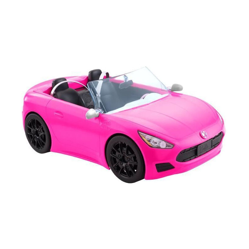 Barbie - Le Cabriolet De Barbie - Accessoire Poupee - Rose