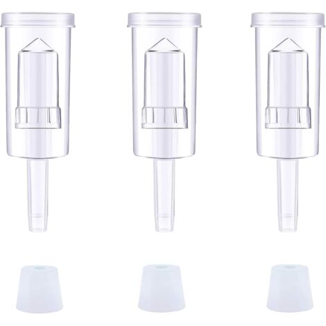 CHENDYY Barboteur Fermentation, 3PCS Airlock Fermentation, Bonde de Fermentation avec 3 Bouchon, Sas pour la Fermentation, Fermentation Tubes pour Fermentation de Brassage et vin