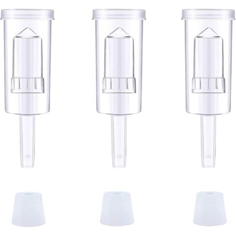 CHENDYY Barboteur Fermentation, 3PCS Airlock Fermentation, Bonde de Fermentation avec 3 Bouchon, Sas pour la Fermentation, Fermentation Tubes pour Fermentation de Brassage et vin