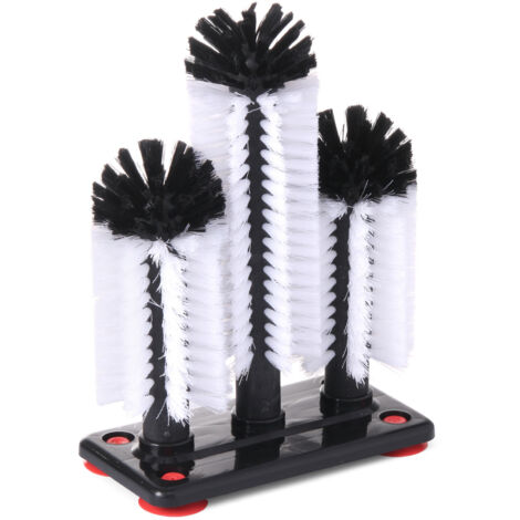 Barbürsten zum Spülen von Gläsern und Kelchen, Höhe 18/25 cm - Hendi 696040