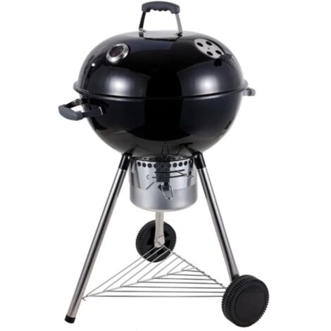 Barby barbecue carbone 70x58x102 cm griglia 54 cm termometro ganci portautensili