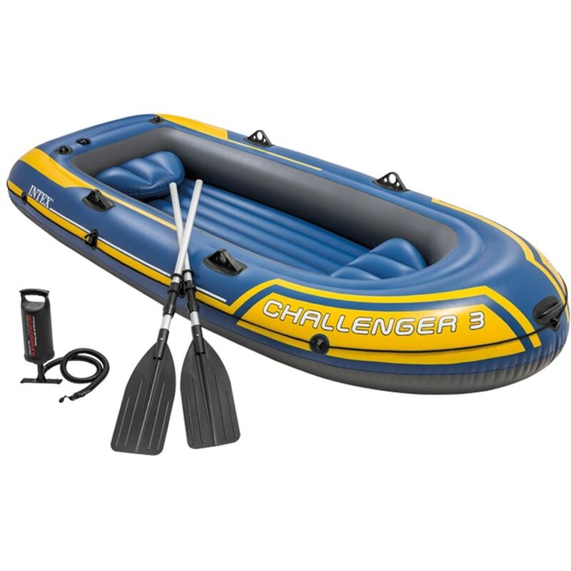 

Barca hinchable intex challenger 3 con remos 295x137x43 cm