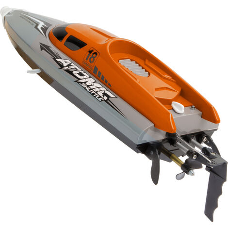 25 km/h giocattolo elettrico a 4 canali per bambini misura Green barche da corsa per piscine e laghi Barca telecomandata con batteria a lunga durata