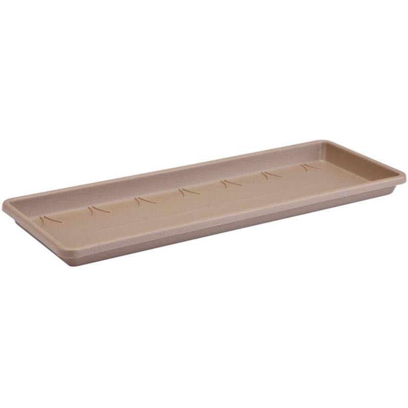 Elho Barcelona Trough Saucer 50cm - Taupe