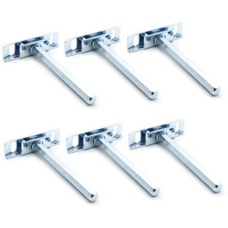 Équerres De Fixation Murale Diompirux - Lot De 10, 95x150 Mm, Acier