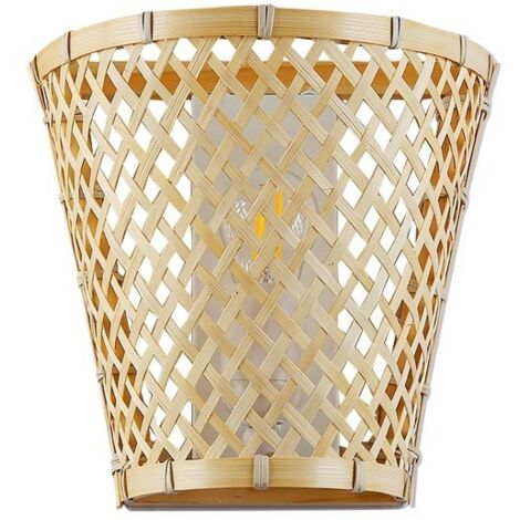 Barcelona Led – Applique murale en osier – Design boho chic – Dimensions 200x130x200mm – Tension 220-240V – Compatible ampoule E27