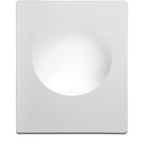 Barcelona Led – Applique murale encastrable en plâtre blanc – Douille GU10 – Puissance max 35W – Dimensions 150x210x78mm – Indice IP20