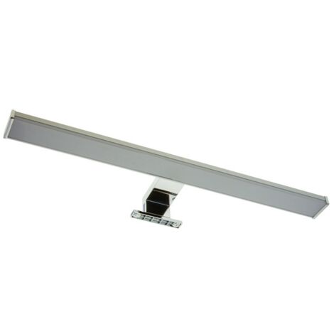 Barcelona Led – Applique murale LED 10W pour miroir de salle de bain – Luminosité 800 lm – Protection IP44 – Aluminium et polycarbonate