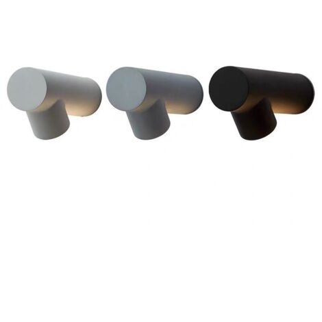 Barcelona Led – Applique murale LED 6W COB – Aluminium noir – Éclairage chaleureux 3000K – 570 lumens – IP20 pour intérieur