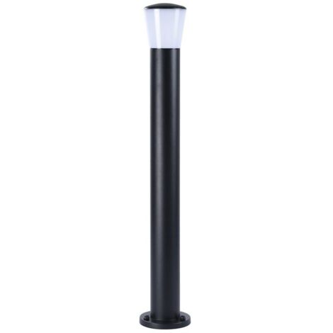 Barcelona Led – Borne extérieure 80cm – Aluminium noir – Douille E27 – IP44 étanche – Éclairage 360° pour allées et jardins