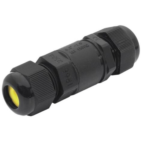 Barcelona Led – Connecteur de câble étanche IP68 0,5 mm² à 2 mm² – Connexion tripolaire – Courant 16A – Tension 450V/AC – Pour chantiers humides