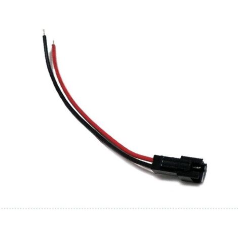 Barcelona Led – Connecteur rapide deux broches mâles pour ruban LED monocolore – Compatible avec rubans 12V – Installation facile et rapide – Pour éclairage intérieur