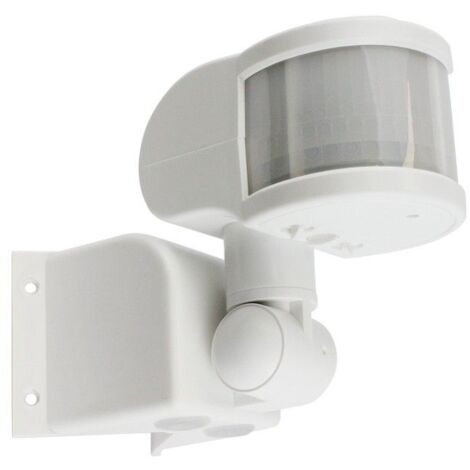 Barcelona Led – Détecteur de mouvement infrarouge PIR angle IP44 – Portée 12m – Angle de détection 270° – Installation intérieure/extérieure sous abri