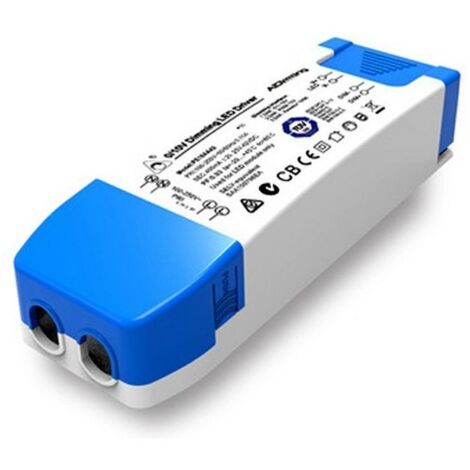 Barcelona Led – Driver LED dimmable TRIAC 30W – Tension 43-60V DC – Courant 500mA – Régulation 2-100% – Protection court-circuit et surcharge - DC 500 MA