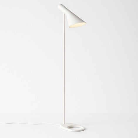 Barcelona Led – Lampadaire LED blanc 158 cm – Aluminium orientable – Éclairage doux ajustable – Douille E27 pour ampoule LED – Base stable 280 mm