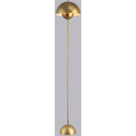Barcelona Led – Lampadaire salon aluminium doré 1575mm – Douille E27 – Tension 220-240V AC – Ambiance tamisée et chaleureuse