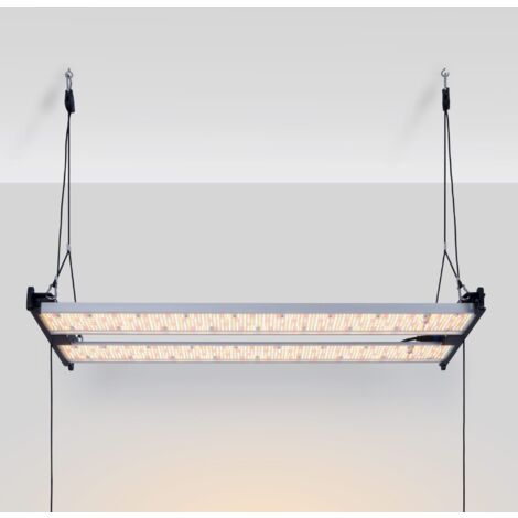 Barcelona Led – Lampe horticole LED 250W dimmable 0-10V – Lumière bleue et rouge pour croissance – Kit de suspension inclus – IP54