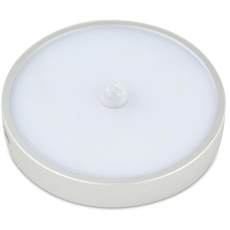 Barcelona Led – Lampe LED rechargeable 0.9W 4000k – Détecteur de présence PIR – Ø77mm pour tiroirs et armoires – Installation sans câbles