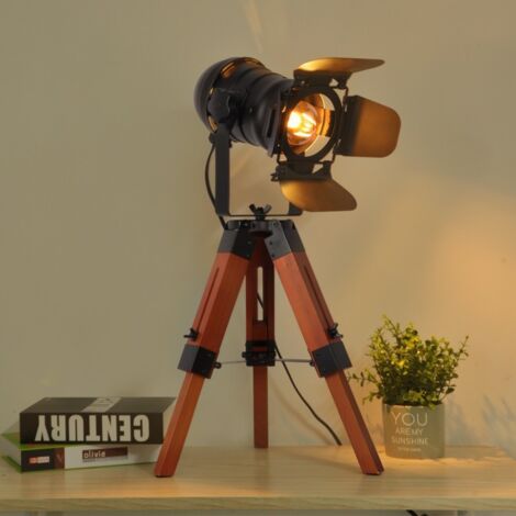 Barcelona Led – Lampe sur pied cinéma 67cm – Éclairage ciblé – Bras extensible – Compatible ampoules E27 dimmables – Pour intérieurs modernes
