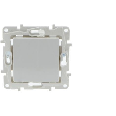 Barcelona Led – Mécanisme interrupteur 1 voie encastrable ivoire – Système de bornes de connexion rapide sans tournevis – Design minimaliste ultrarésistant
