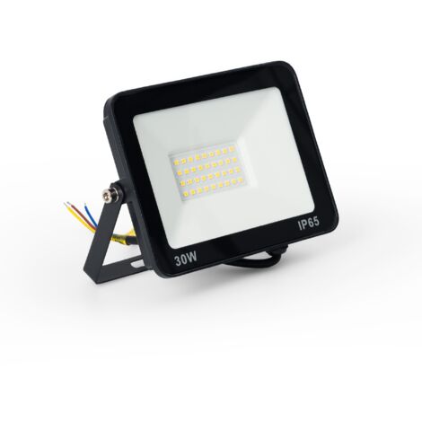 Barcelona Led – Projecteur LED extérieur 30W – Efficacité lumineuse 95lm/W – Indice de protection IP65 – Blanc chaud pour éclairage extérieur