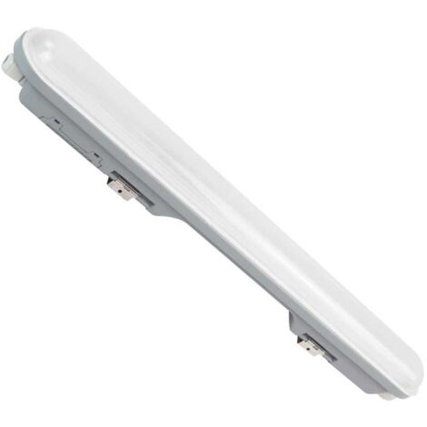 Barcelona Led – Réglette LED étanche 9W – 60cm – IP65 – 990 lumens – Blanc neutre 4000K – Remplace tubes fluorescents – Pour environnements humides