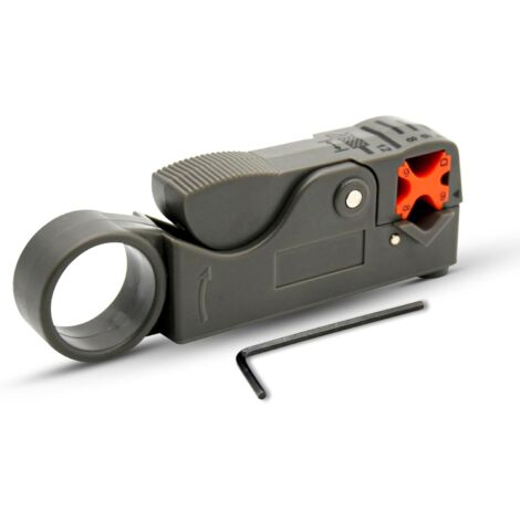 Barcelona Pelacables coaxiales Paquete de 1 Sencillo 95 mm Alicates pelacables Pelacables Para pelacables Ethernet, coaxiales, eléctricos y herramientas de electricista
