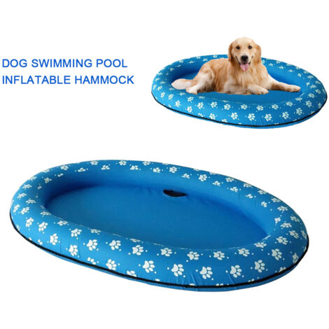 Barco flotante para perros - Caniche flotante [PVC, Oxford, 140x96cm]