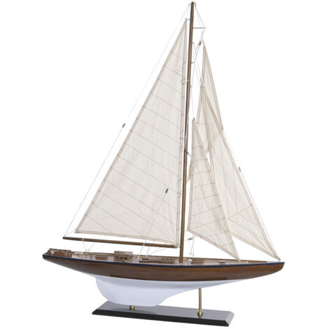 Barco Madera 75X14X98 Blanco