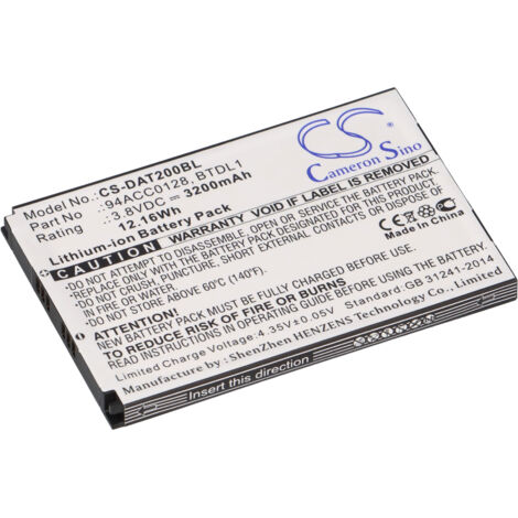 Barcodescanner-Akku Datalogic Axist 3200mAh Li-Ion 3,7V