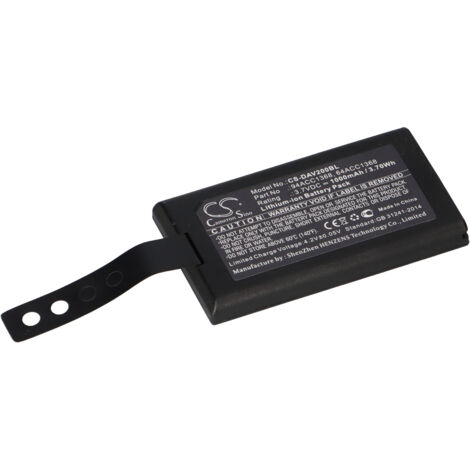 Barcodescanner-Akku Datalogic CVR2 Memor X3 1000mAh 3,7V