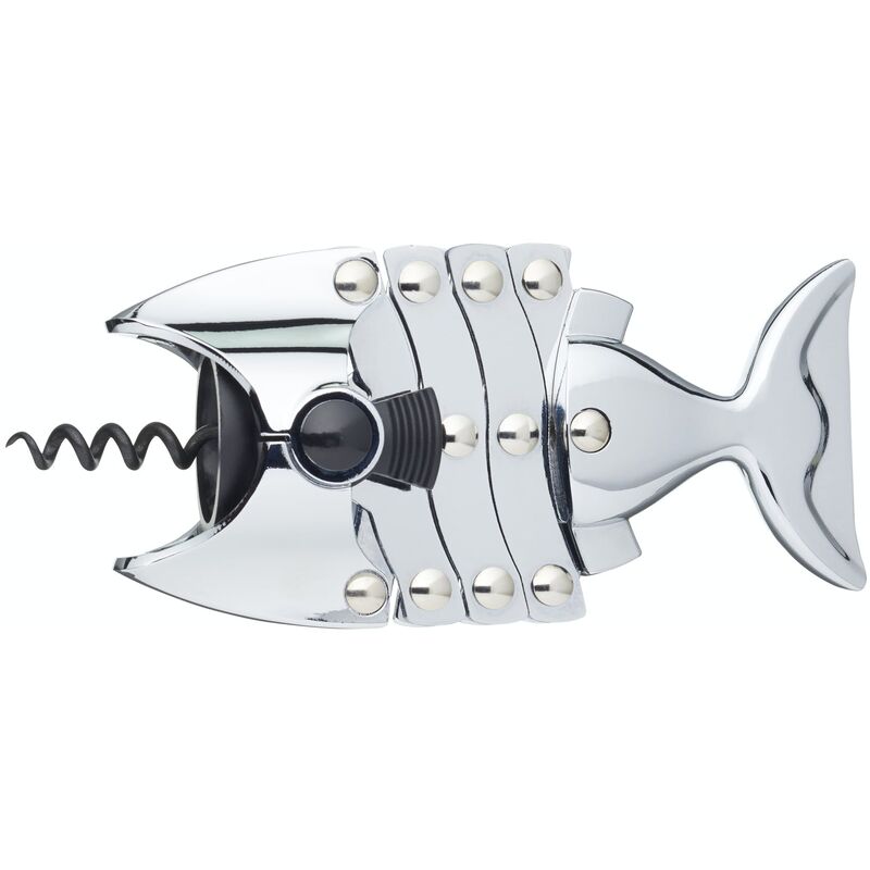 BarCraft Lazy Fish Corkscrew in Silver