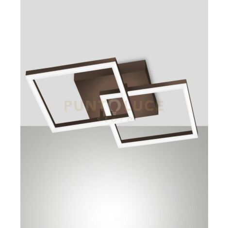 BARD APPLIQUE CORTEN 2 LUCI A LED 3000K - 39W - 3880 lm DIMMERABILE C/ACCESS