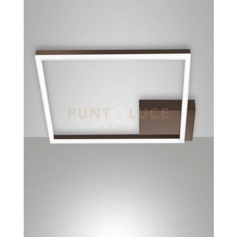 BARD PLAFONIERA CORTEN A LED 3000K - 39W - 3880 lm  DIMMERABILE 45CM  C/ACCESS.