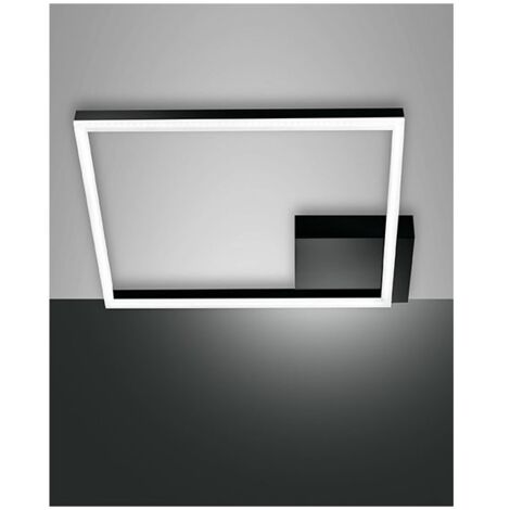 BARD plafonnier led moderne 39W noir 3394-61-101 Fabas Luce