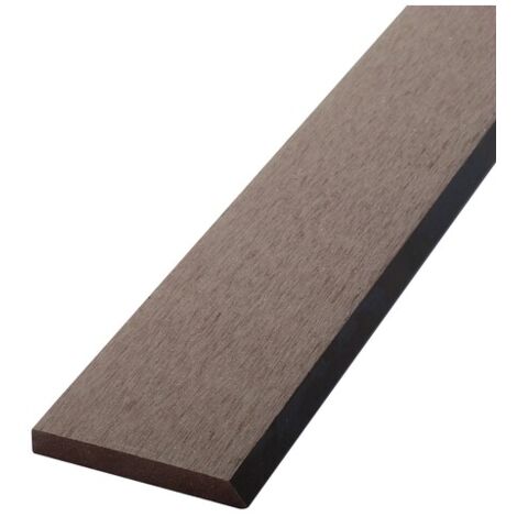 Bardage ajouré bois composite - Coloris - Chocolat, Epaisseur - 1cm, Largeur - 7.5 cm, Longueur - 270 cm, Surface couverte en m² - 0.2