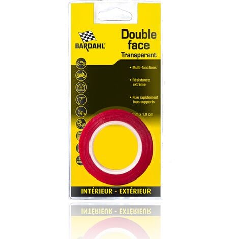 BARDAHL Double face transparent Long : 2m Larg : 1,9 cm