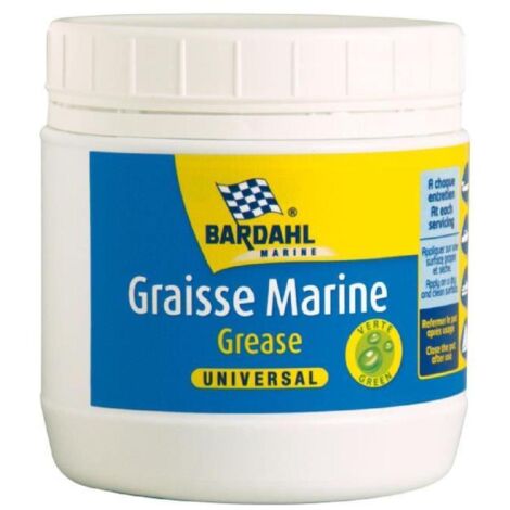Bardahl – Graisse marine anticorrosion 500g – Résiste à l'eau, au sel et à l'humidité – Anti grippage pour usage professionnel