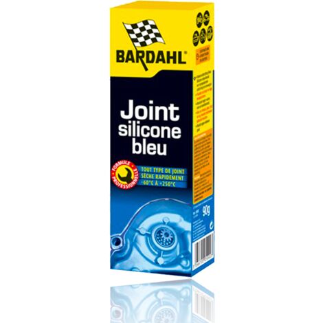 Bardahl – Joint silicone bleu 100g – Étanchéité pour métal, verre, bois et plastiques – Résistant à l'eau et à l'huile – Souplesse à haute et basse température